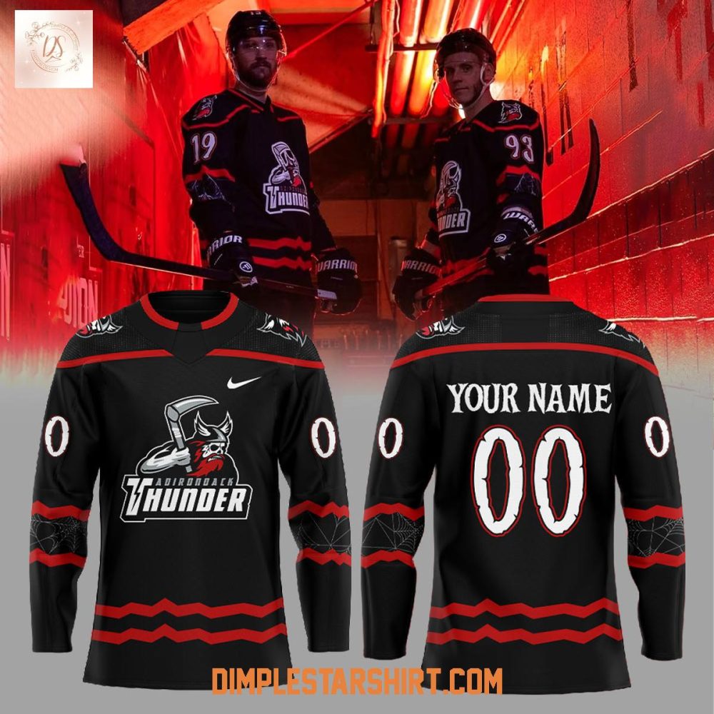 Adirondack Thunder Happy Halloween Uniform 2025 Hockey Jersey