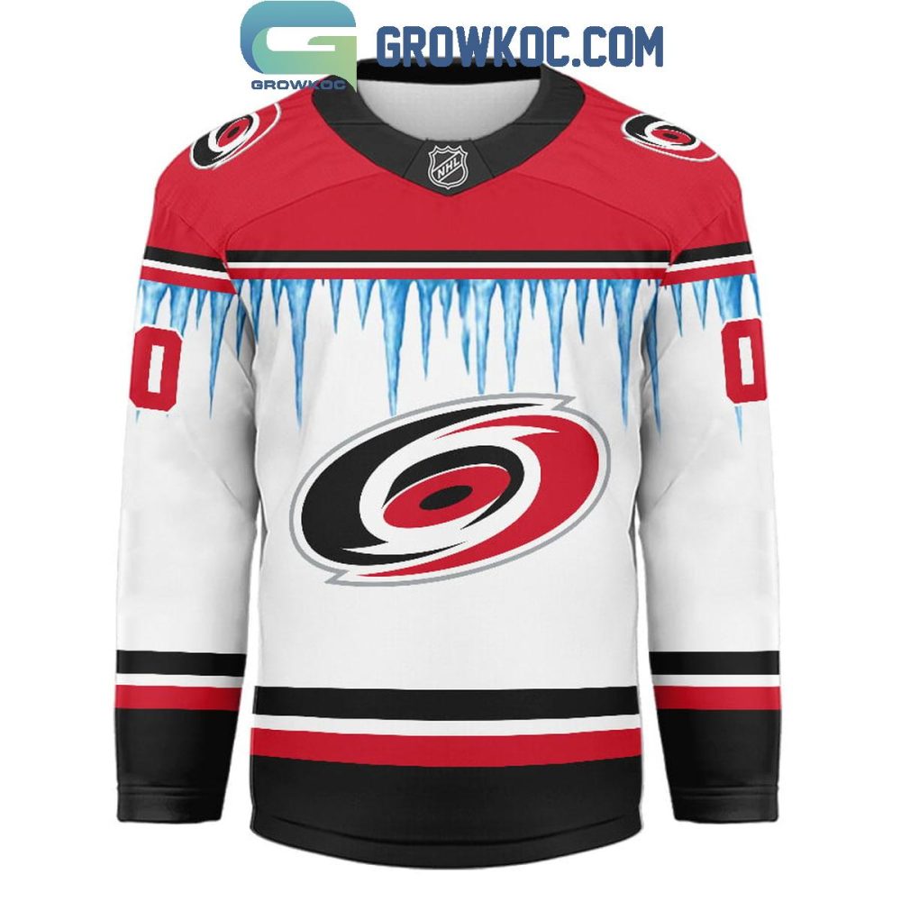 Carolina Hurricanes Christmas Tree Custom Hockey Jersey