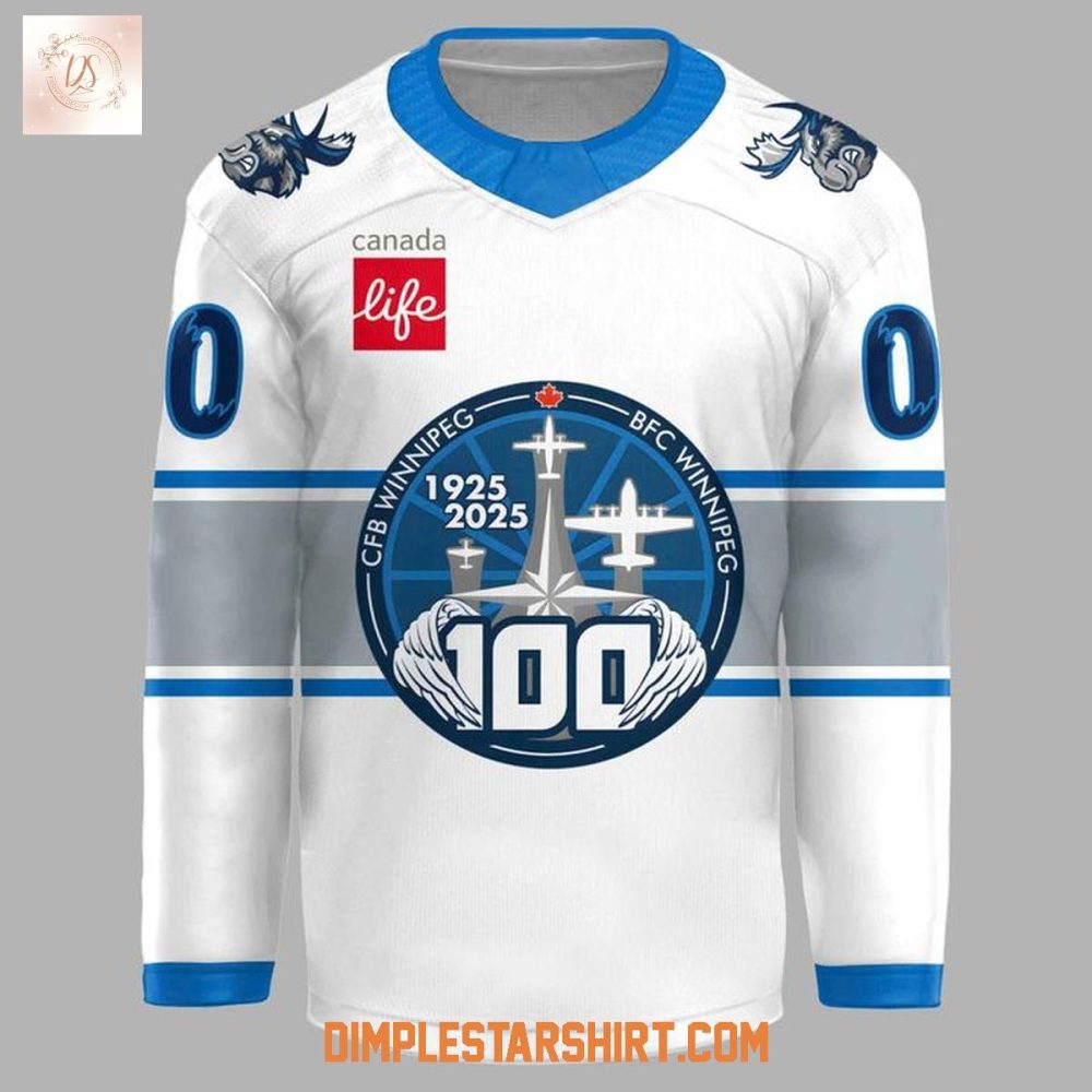 Manitoba Moose 100 Years Anniversary Hockey Jersey
