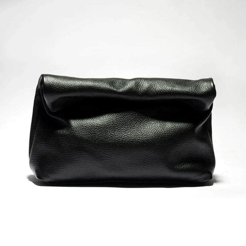 Genuine Leather Design Handbags New Clutch Bag Evening Phone Pocket Women's High Quality