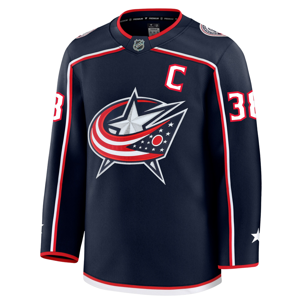 Boone Jenner Columbus Blue Jackets Fanatics Premium Home Jersey