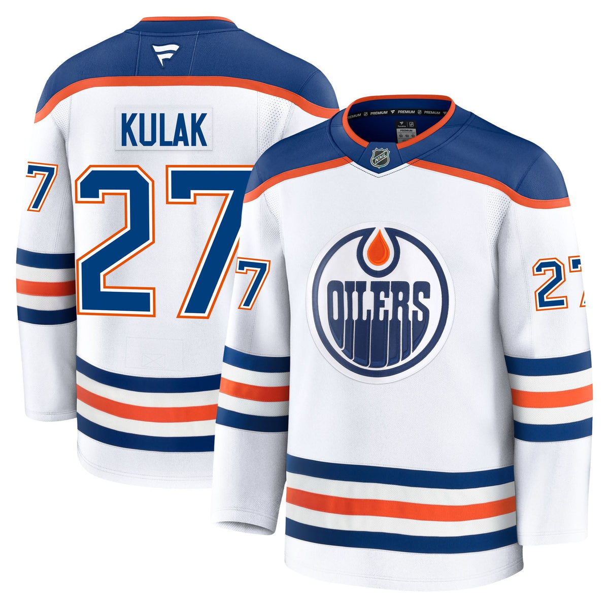 Brett Kulak Edmonton Oilers Fanatics Premium Away Jersey