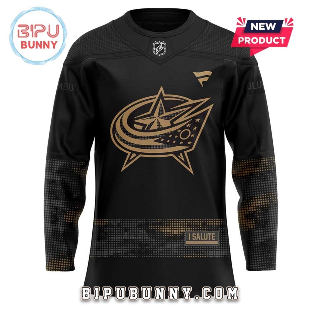 Columbus Blue Jackets Military Appreciation Night Hockey Jersey