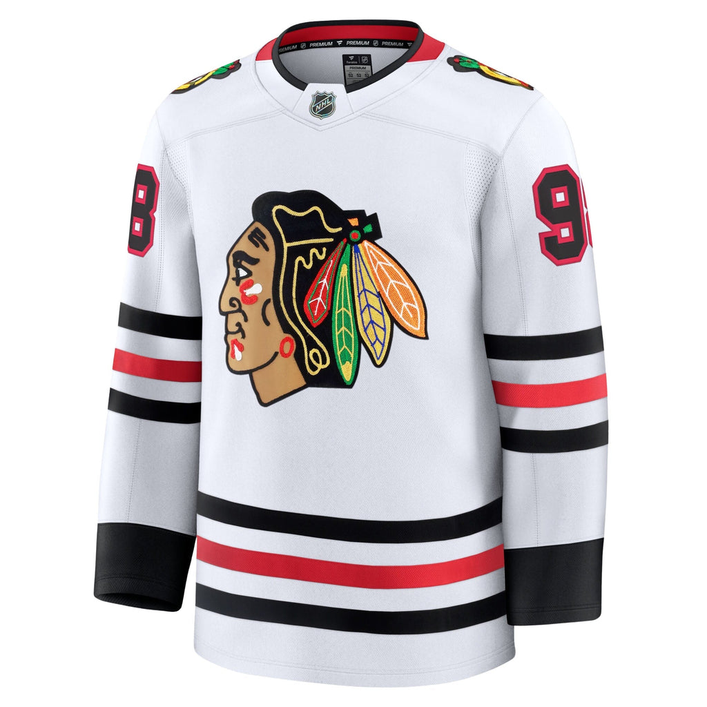 Connor Bedard Chicago Blackhawks Fanatics Premium Away Jersey