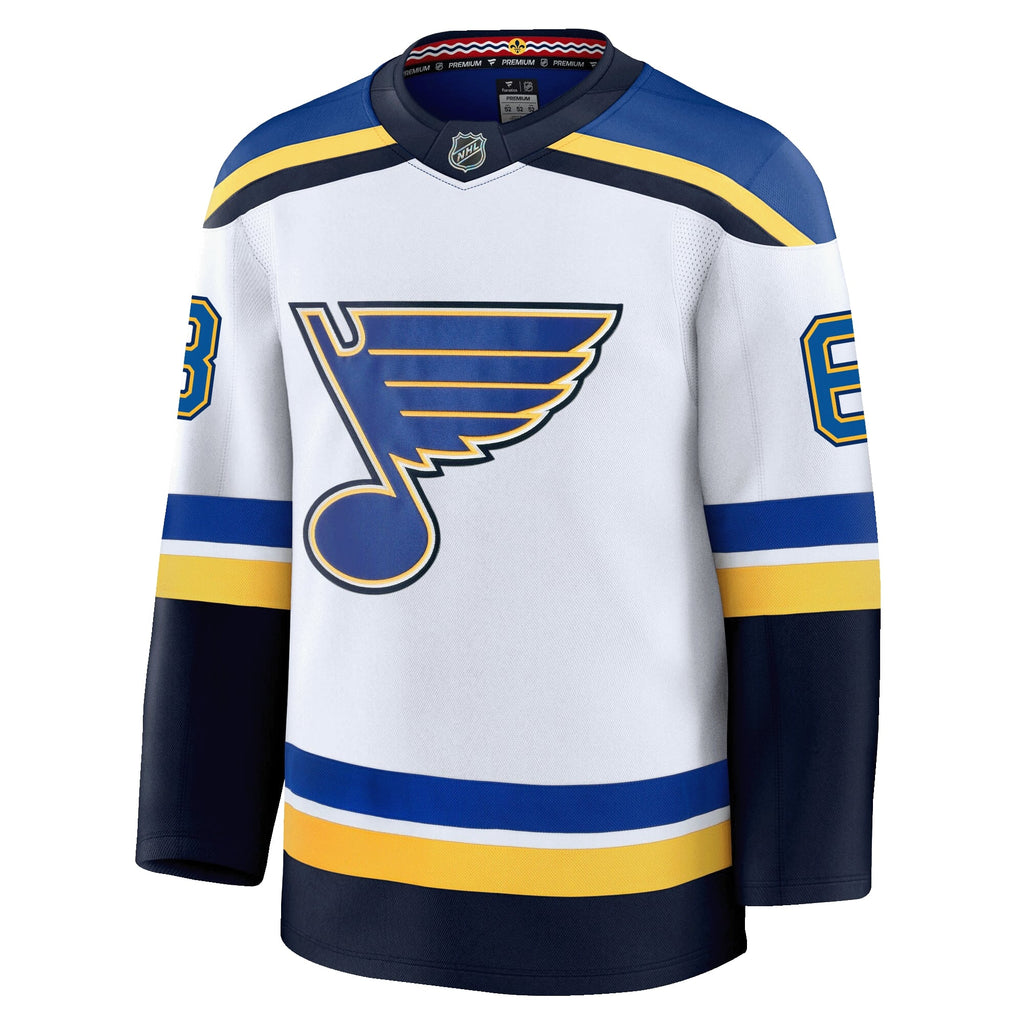 Jake Neighbours St. Louis Blues Fanatics Premium Away Jersey