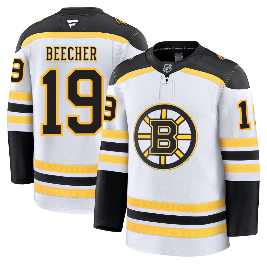 John Beecher Boston Bruins Fanatics Premium Away Jersey