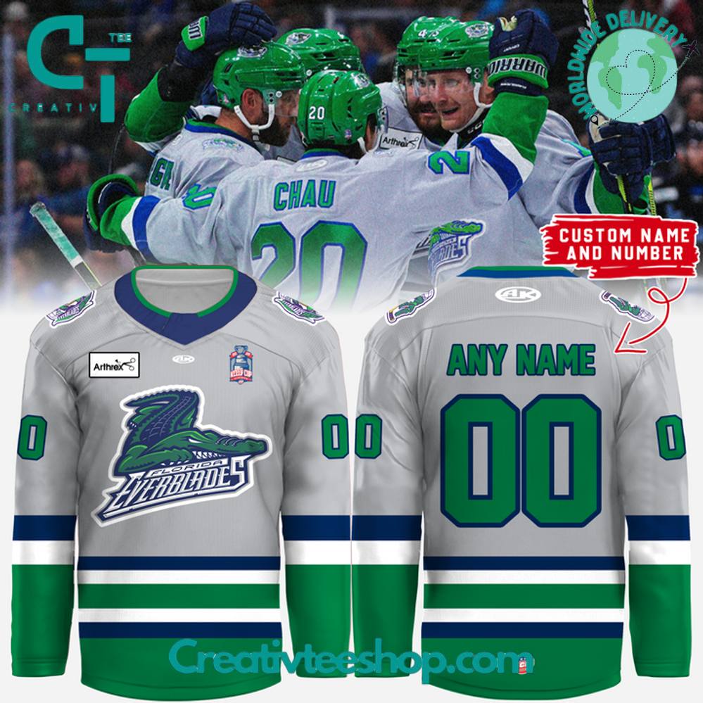 Florida Everblades Kelly Cup Playoffs 2025 Hockey Jersey