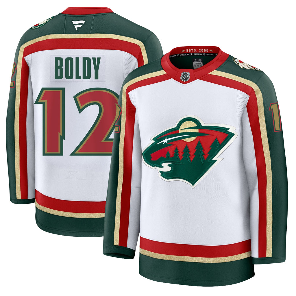 Matt Boldy Minnesota Wild Fanatics Alternate Premium Jersey