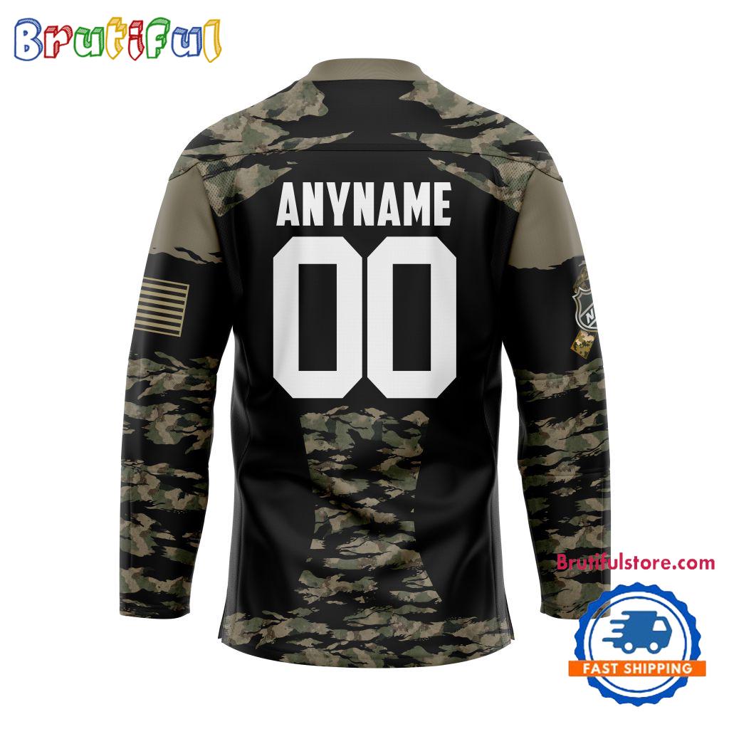 NHL Seattle Kraken Custom Honoring Veterans Camo Hockey Jersey