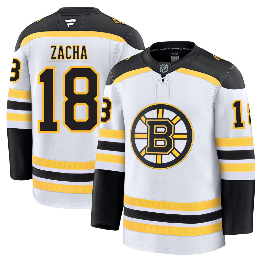 Pavel Zacha Boston Bruins Fanatics Premium Away Jersey