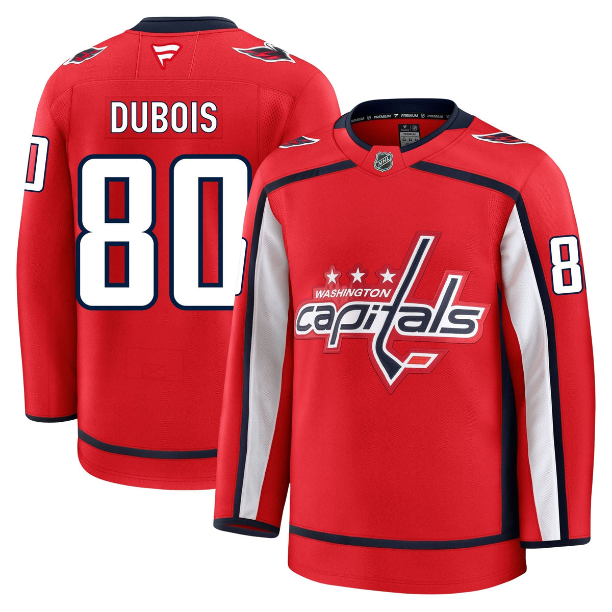 Pierre Luc Dubois Washington Capitals Fanatics Premium Home Jersey