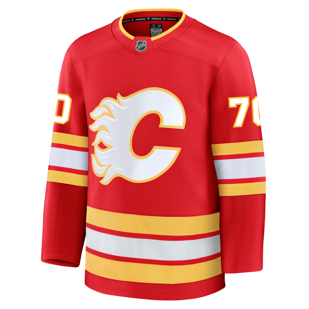 Ryan Lomberg Calgary Flames Fanatics Premium Home Jersey