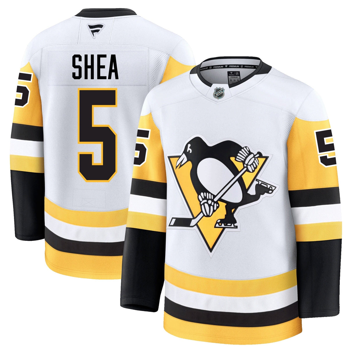 Ryan Shea Pittsburgh Penguins Fanatics Premium Away Jersey