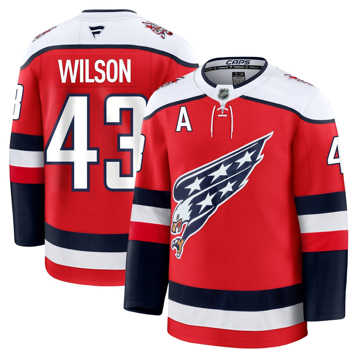 Tom Wilson Washington Capitals Fanatics Alternate Premium Jersey