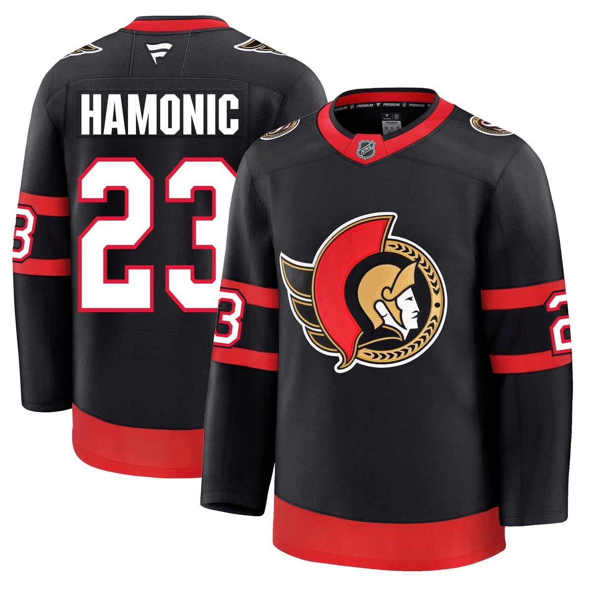 Travis Hamonic Ottawa Senators Fanatics Premium Home Jersey
