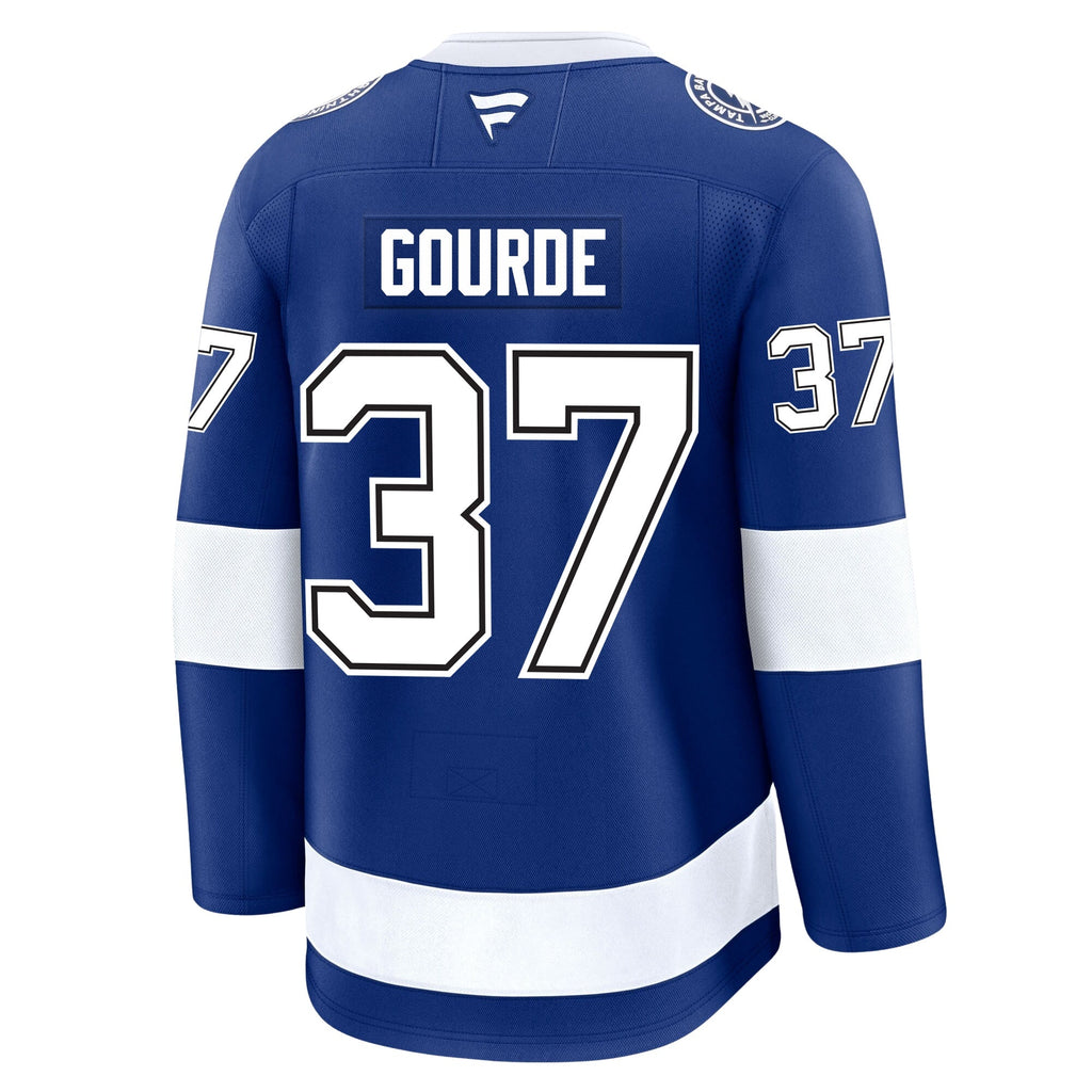Yanni Gourde Tampa Bay Lightning Fanatics Premium Home Jersey